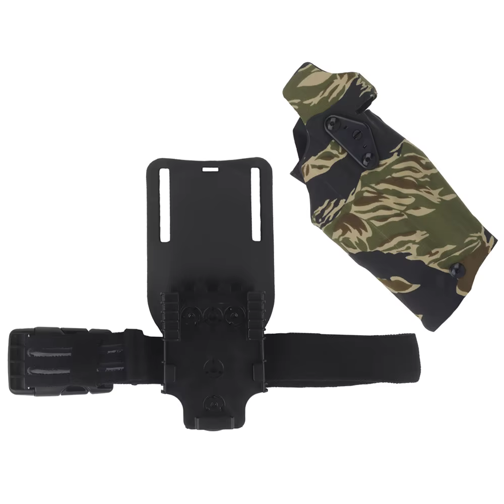Funda táctica Glock G17 con bloqueo automático para luz X300 y QLS - imagen 5