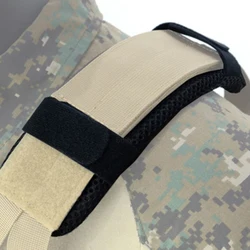 Chaleco táctico MOLLE con almohadilla para correa de hombro