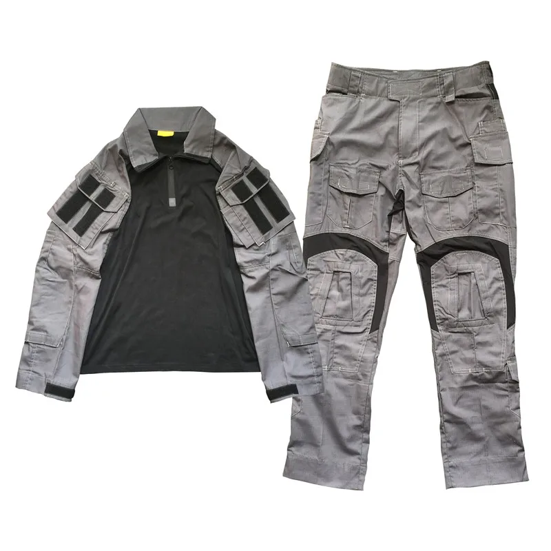 CTSFO G3 traje táctico de rana gris y negro para aire libre - imagen 3