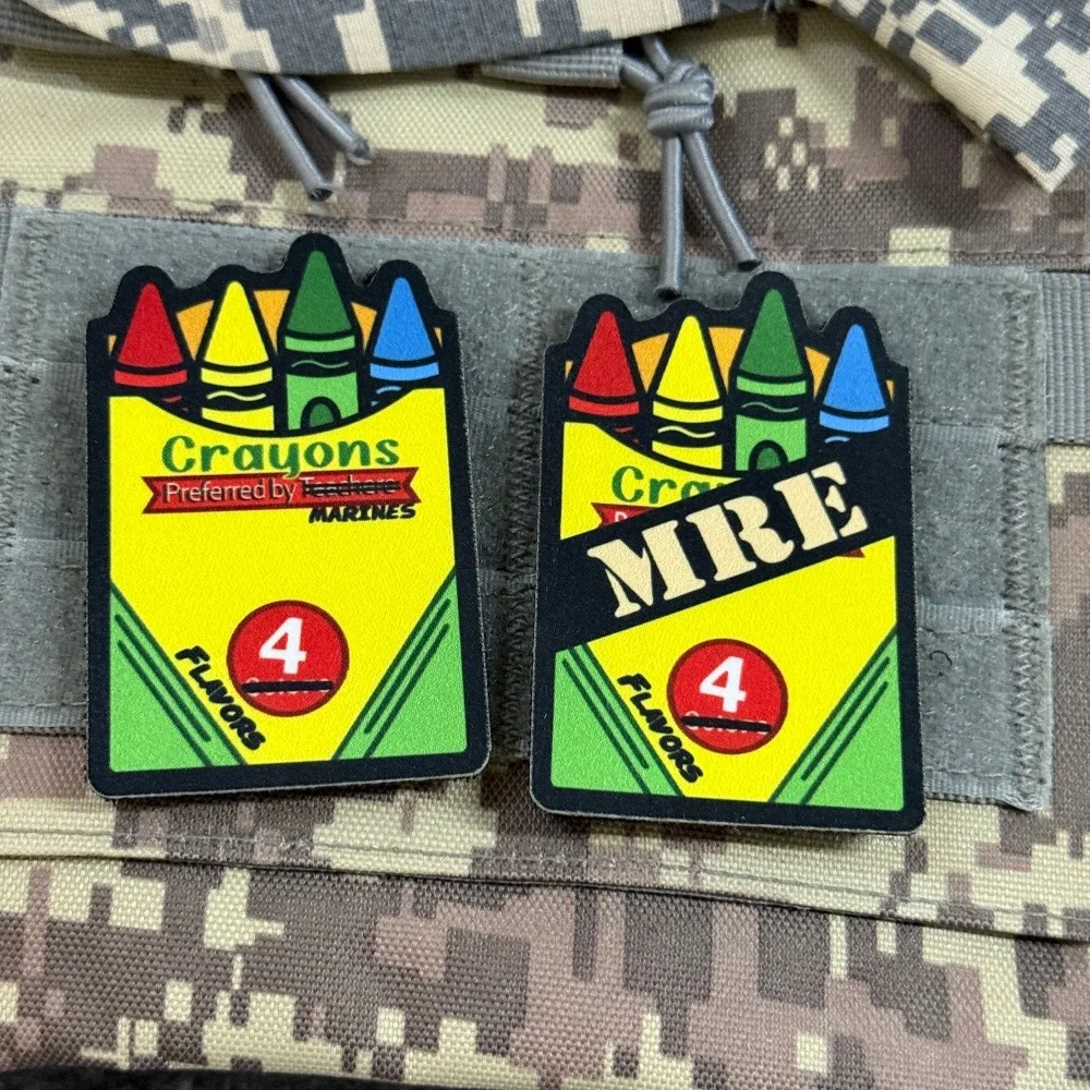 Parche táctico Crayon Eater con velcro – Insignia de moral - imagen 5