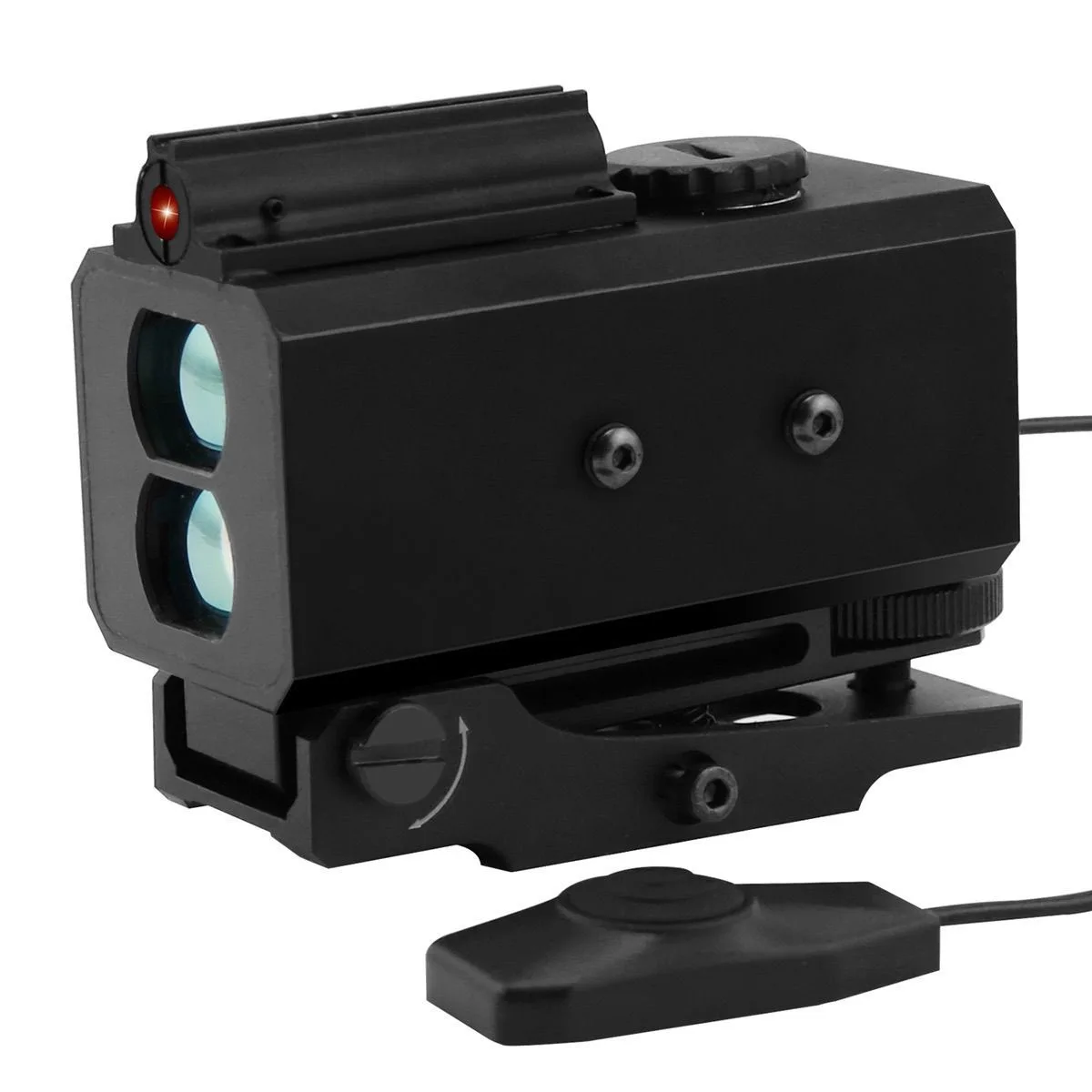 Mini telémetro con carcasa y pantalla OLED