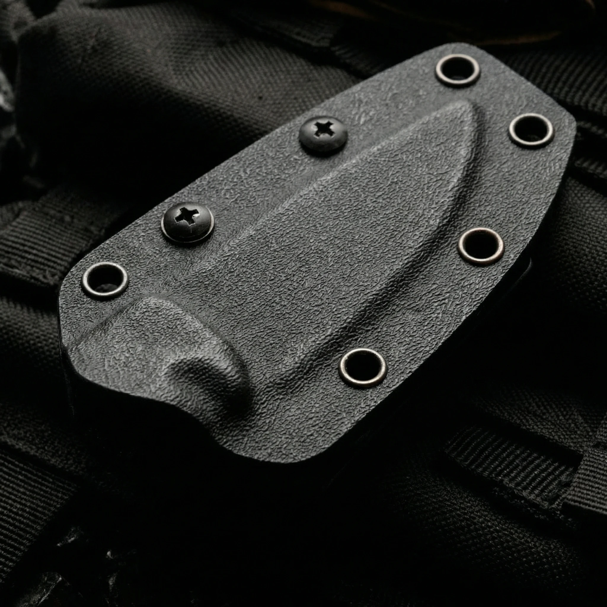 Cuchillo fijo táctico con funda para outdoor y supervivencia - imagen 3