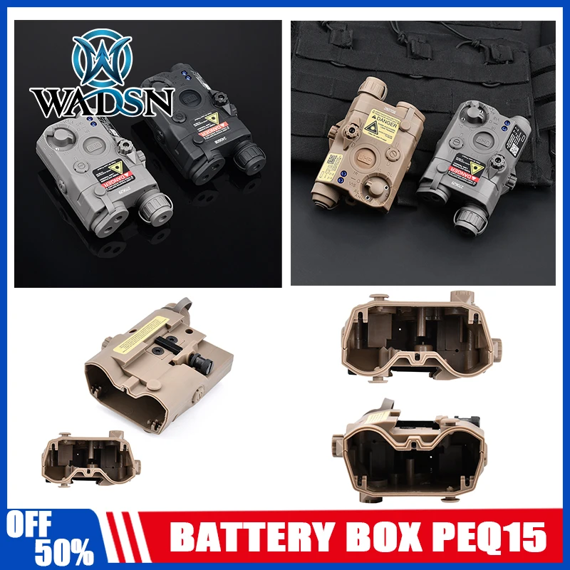 PEQ-15 caja batería simulada de nailon para airsoft táctica - imagen 4