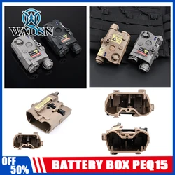 PEQ-15 caja batería simulada de nailon para airsoft táctica