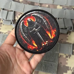 Parche táctico militar ángel guardián velcro gancho y bucle