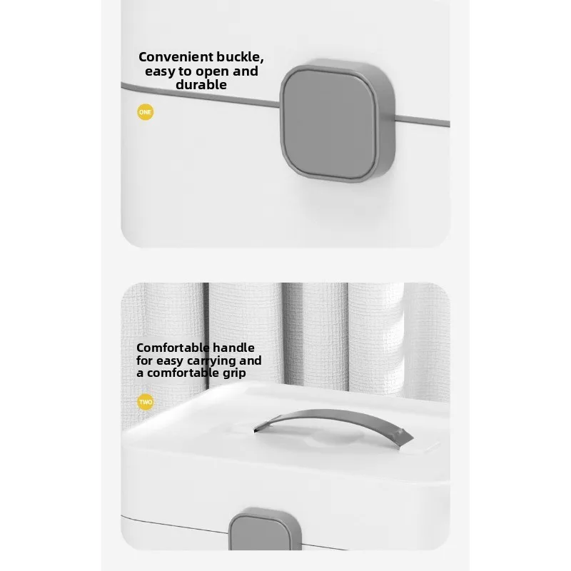Caja de gran capacidad con organización eficiente