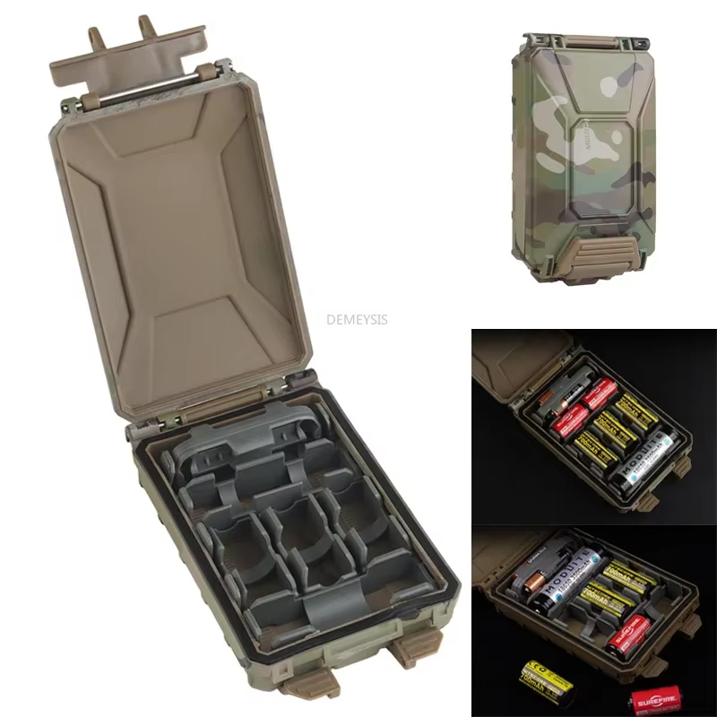 Caja de baterías táctica resistente al agua con MOLLE y correa modular - imagen 5
