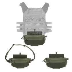 Bolsa táctica de pecho MOLLE para portaplacas caza y airsoft