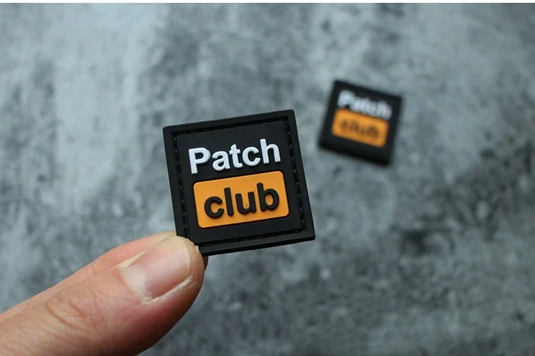 Parche PVC club militar - mini con gancho y bucle para mochila - imagen 4