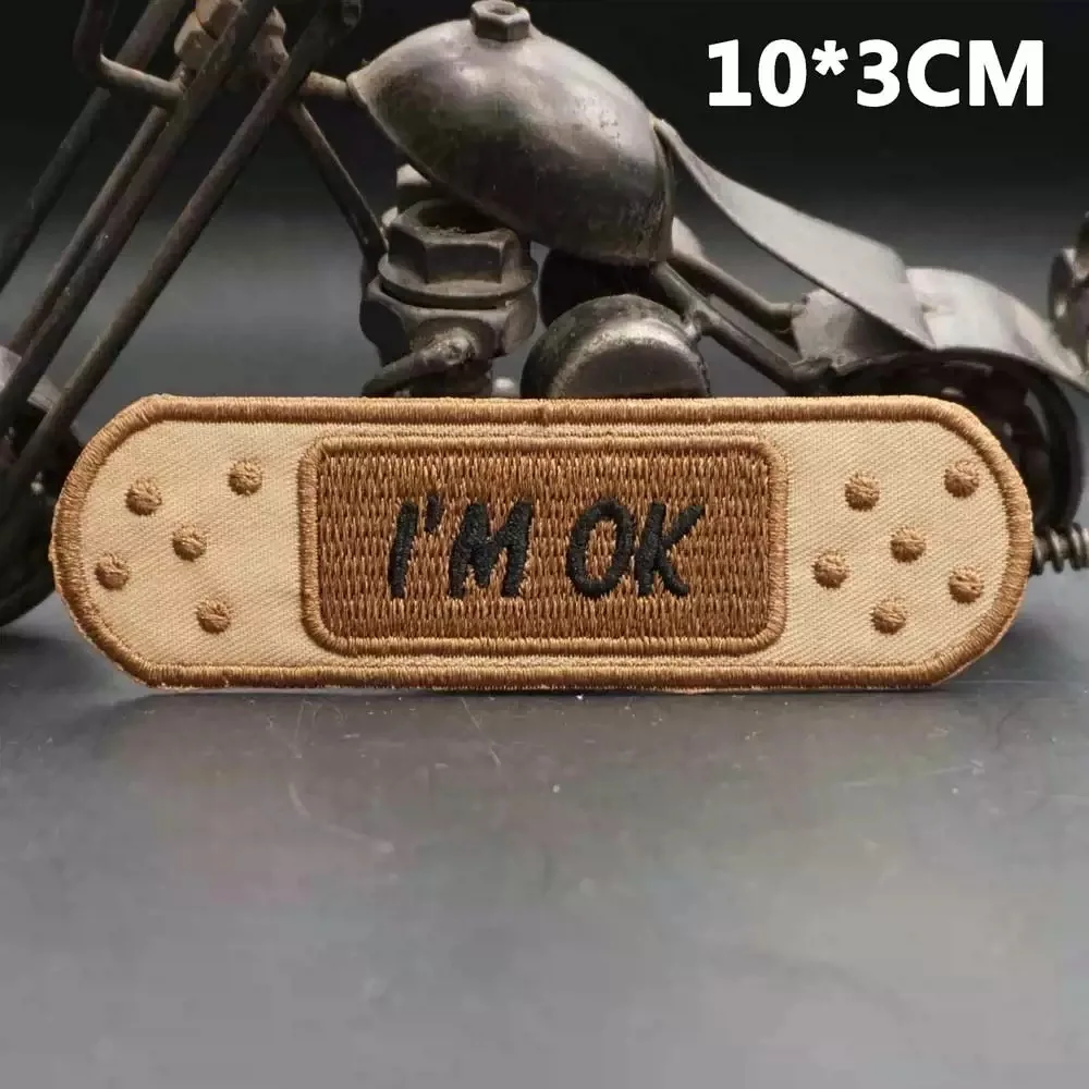 Parche bordado I'm OK