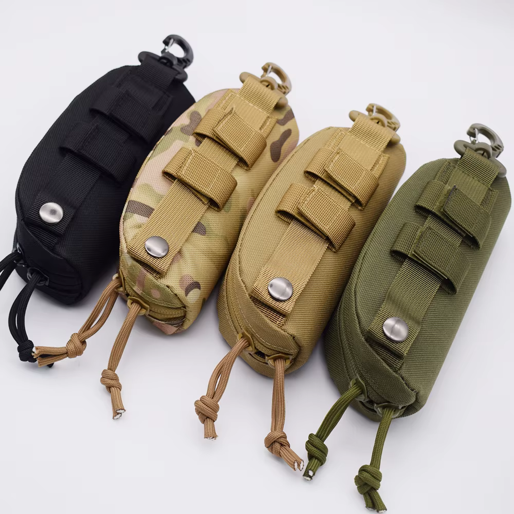 Funda táctica rígida MOLLE para gafas antichoque y polvo