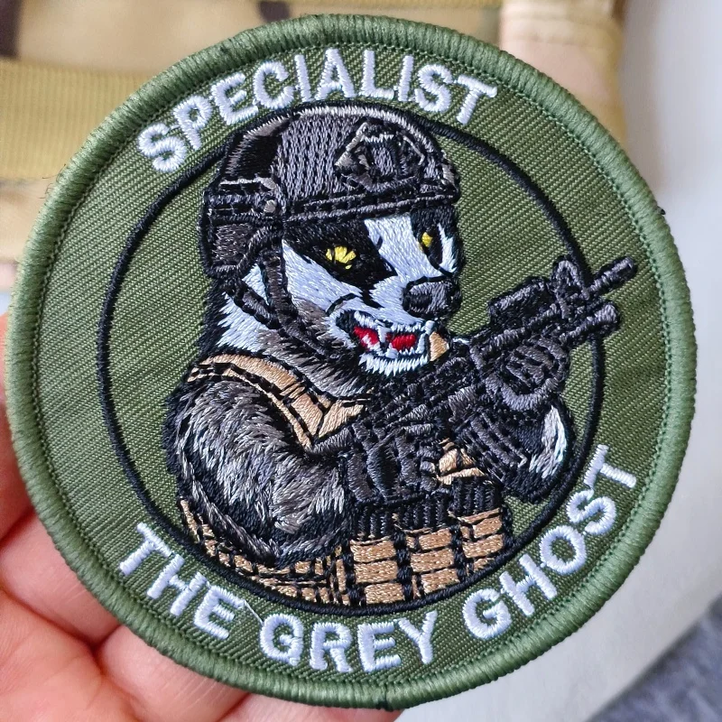Parche bordado táctico Honeypot con velcro MOLLE para chaleco - imagen 4