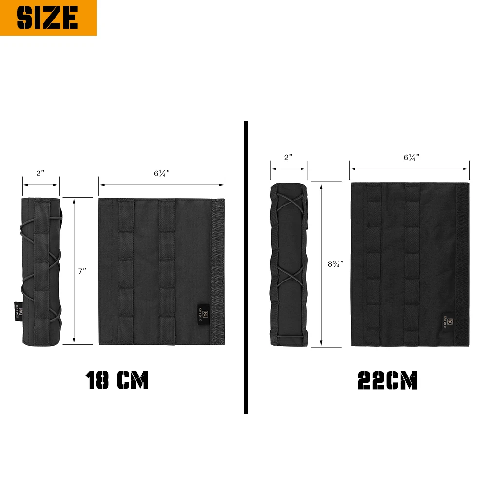 KRYDEX funda táctica para supresor de airsoft, protectora - imagen 4