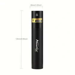 Linterna UV 365 nm de alta intensidad para uñas y detección de orina