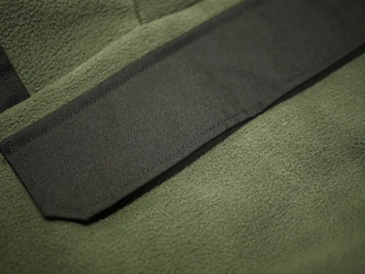 GORAK Forro polar con capucha mejorada patchwork para exterior - imagen 3