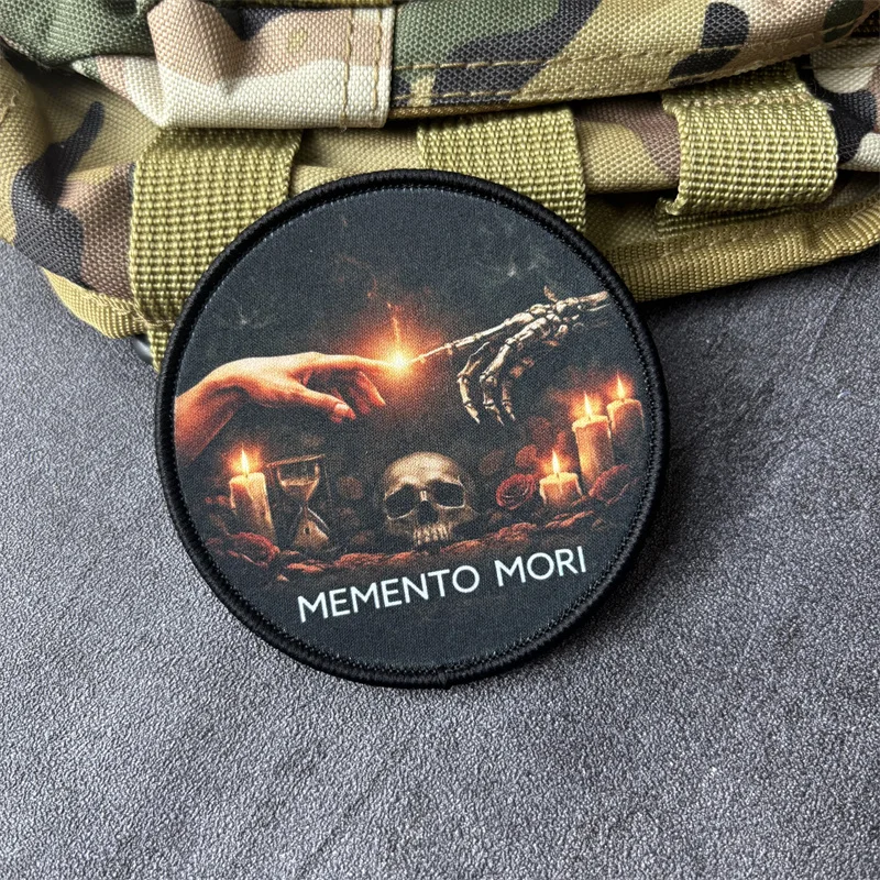 Parche táctico moral estampado con velcro para mochila y brazalete - imagen 4