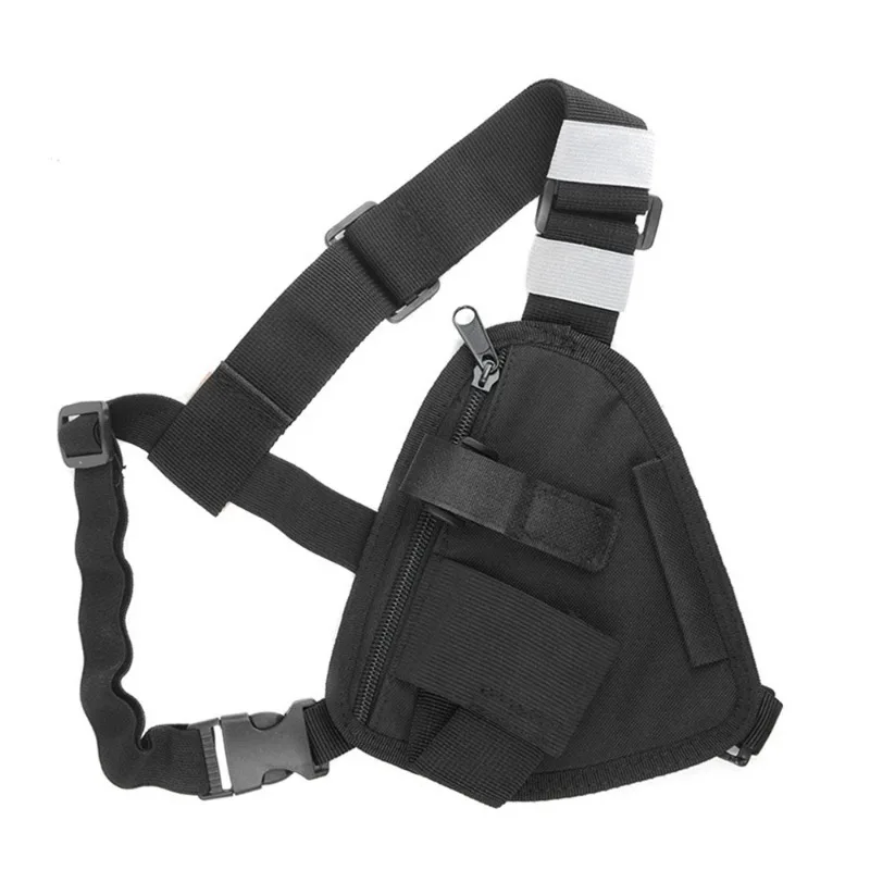 Bolsa de pecho para walkie talkie en nylon