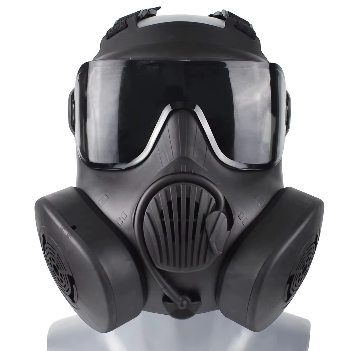 M50 mascara tactica negra para Airsoft con filtros de ventilacion - imagen 4