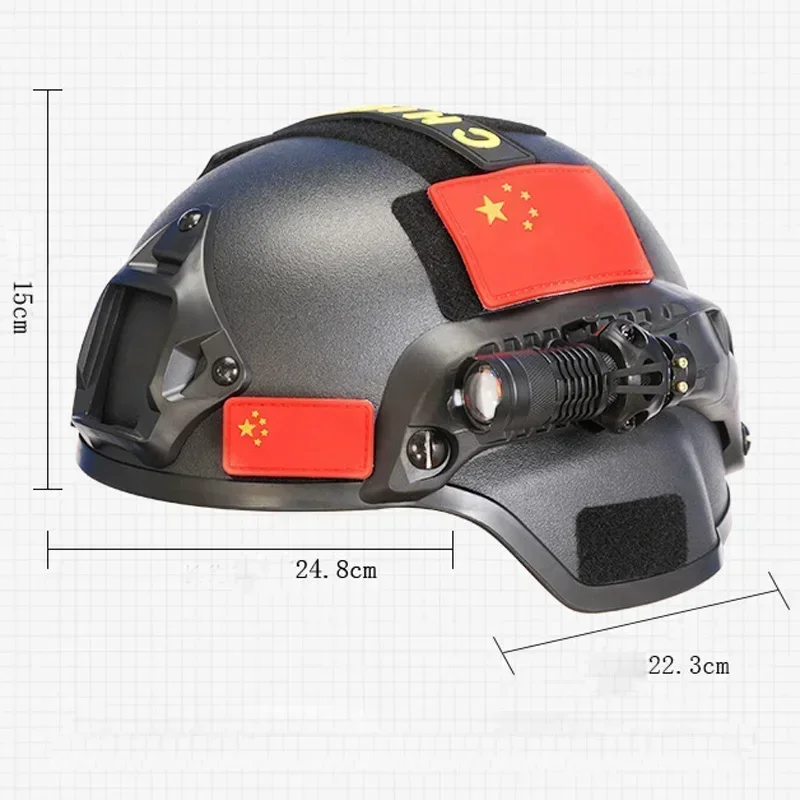 Casco táctico MICH2000 infantil ligero para juego y seguridad - imagen 5