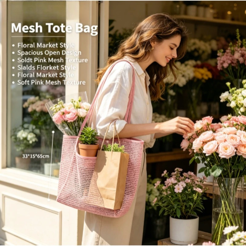 Bolsa de hombro gran capacidad estilo playero para viajes - imagen 2