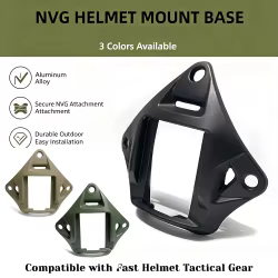 Adaptador NVG para casco FAST MICH de aleación de aluminio