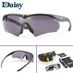 Gafas tácticas protección UV lentes intercambiables Airsoft caza senderismo