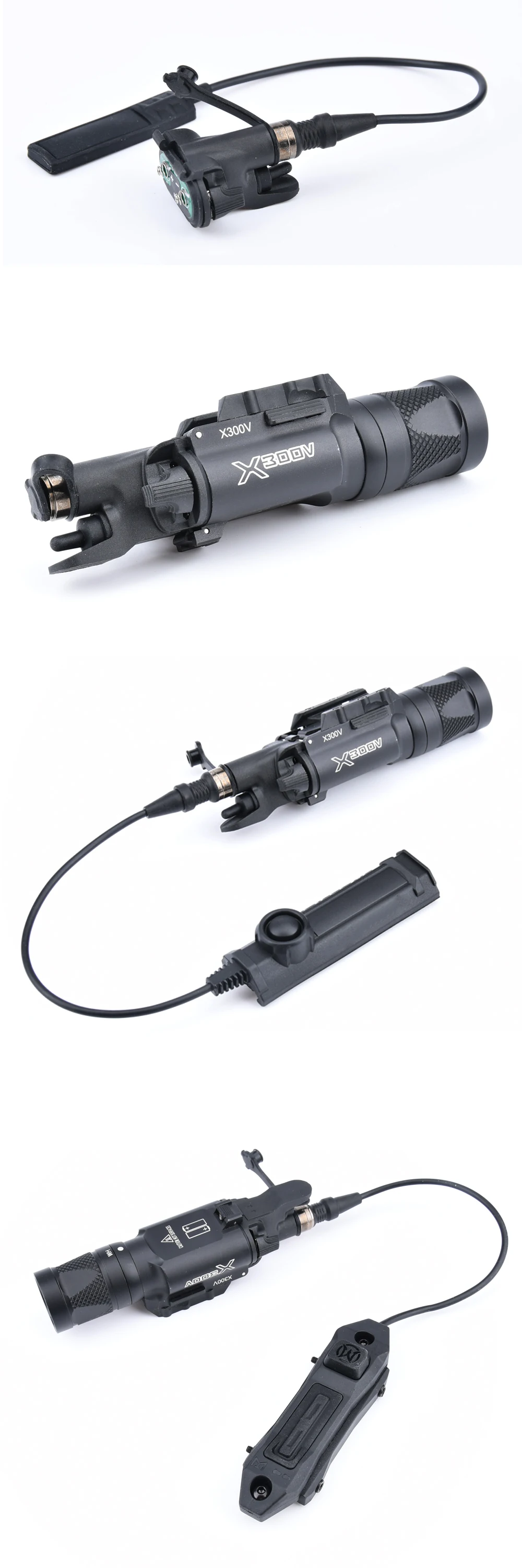 Interruptor remoto montado en riel Picatinny