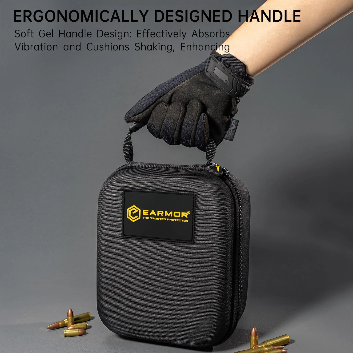 Funda rígida EARMOR para protectores auditivos M31 M32 – Estanca a prueba de golpes - imagen 3