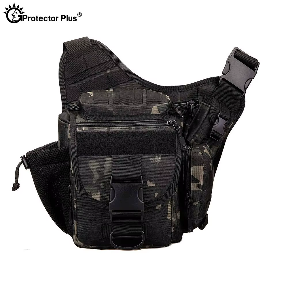 Protector Plus Bolsa Mensajero Táctica Impermeable Camuflaje