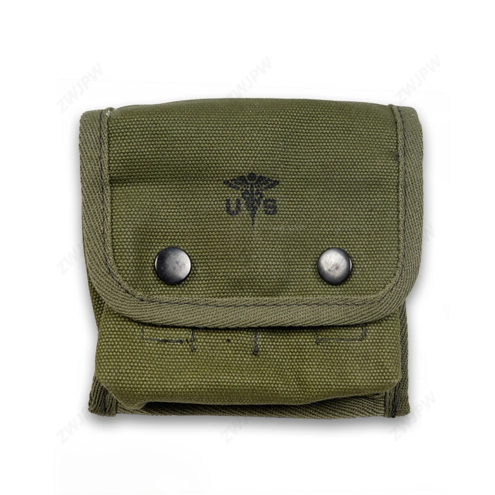 Bolsa botiquín M1945 M2, réplica militar de la Segunda Guerra Mundial - imagen 3