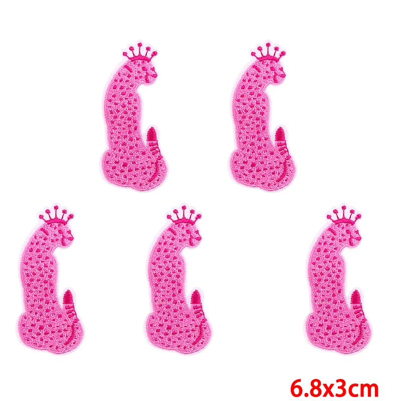 Parche bordado rosa corona de amor termoadhesivo para planchar ropa - imagen 2