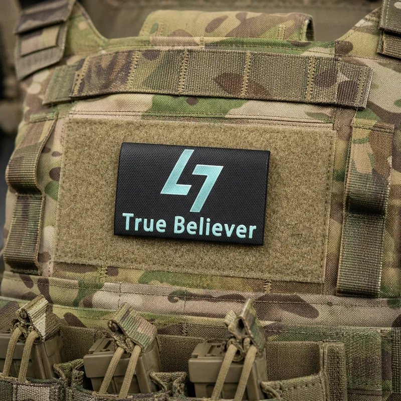 Parche bordado True Believer Escape from Tarkov – Velcro para chaleco táctico o mochila - imagen 2