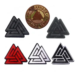 Parche táctico vikingo lobo brújula 3D reflectante