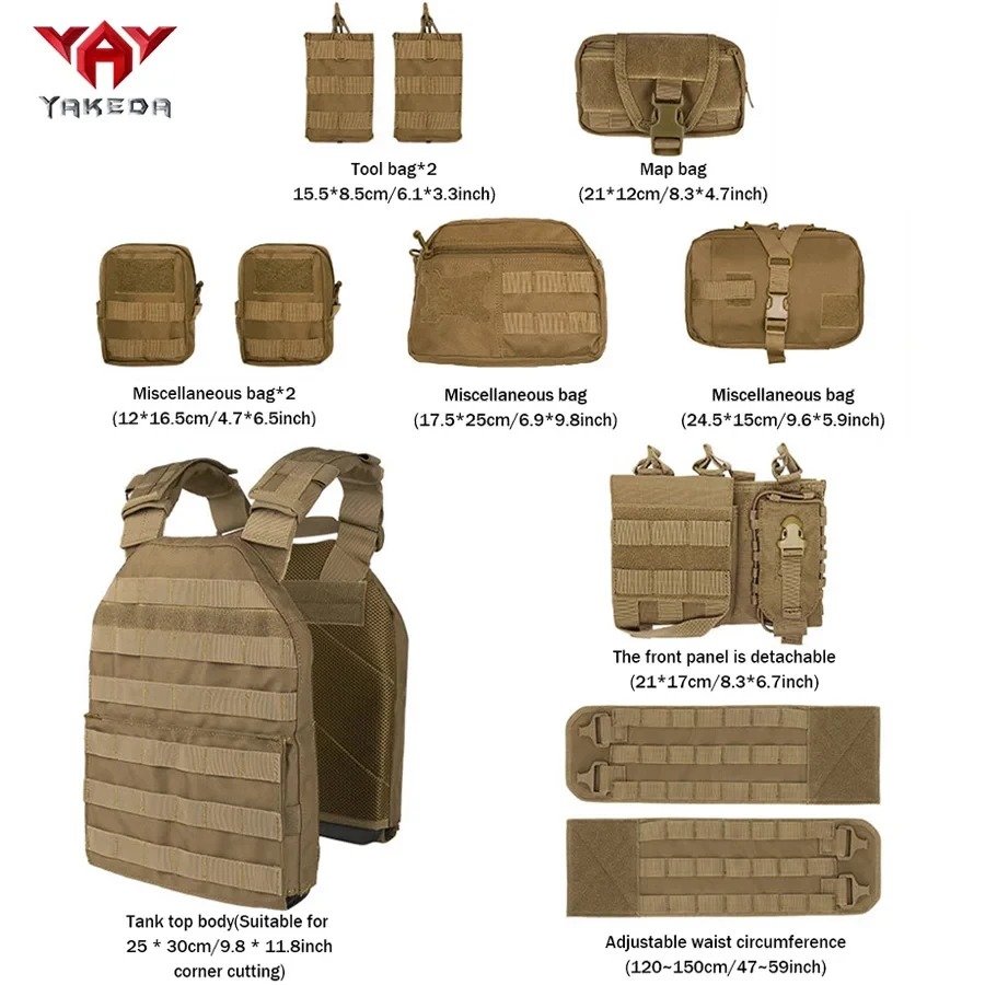 Bolsa trasera para ampliar el transporte de accesorios