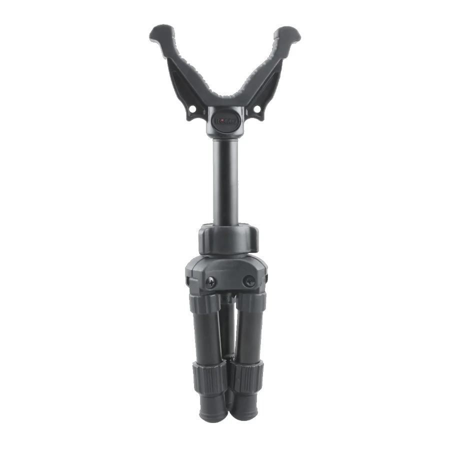 Trípode aluminio tipo yoke V regulable para tiro y caza profesional - imagen 3