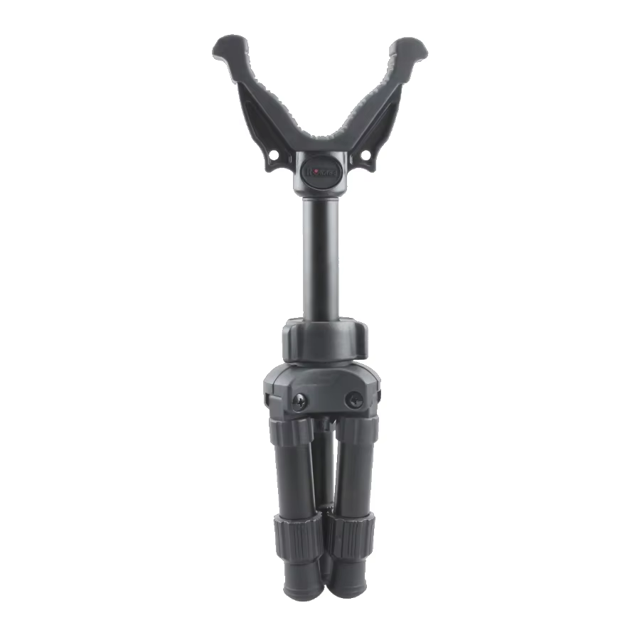 Trípode aluminio tipo yoke V regulable para tiro y caza profesional - imagen 3