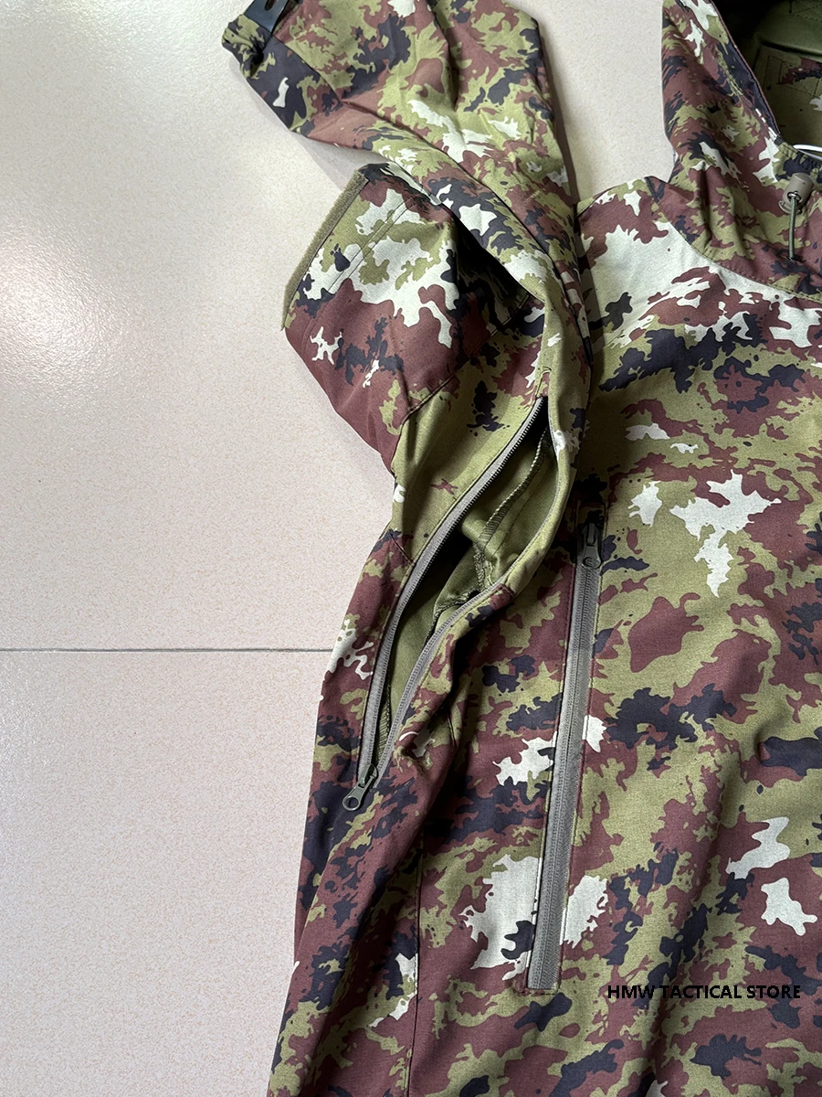 Chaqueta táctica impermeable cortavientos camuflaje italiano - imagen 5