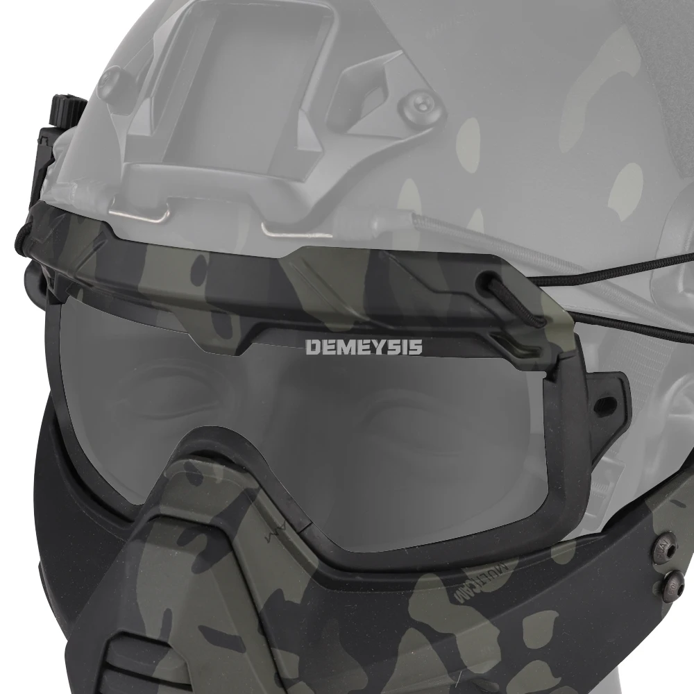 Máscara táctica de paintball con gafas protectoras y airsoft - imagen 5