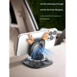 Soporte para teléfono coche giratorio 360° silicona antideslizante