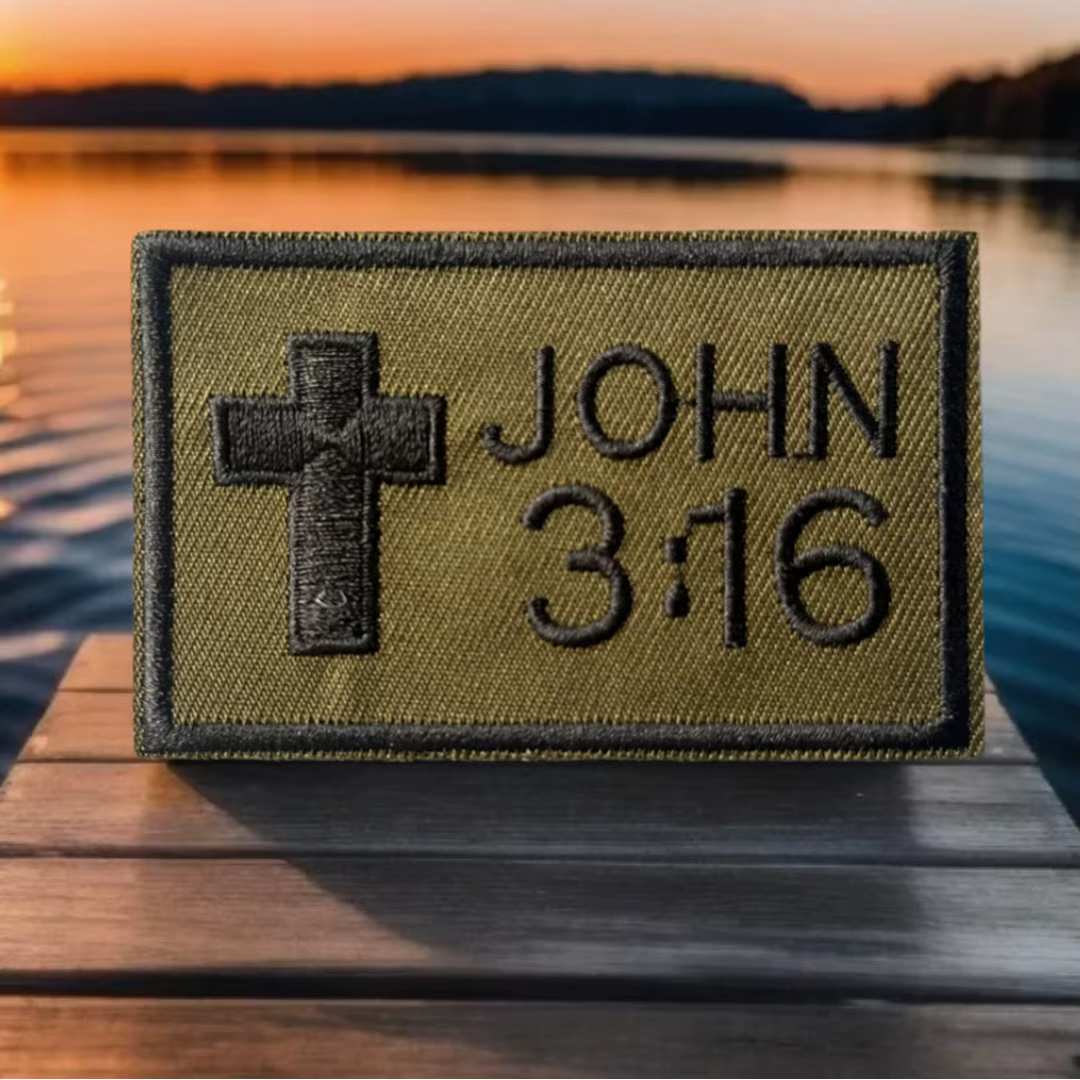 Parche adhesivo MOLLE moraleja bíblica – John 3:16 - imagen 3