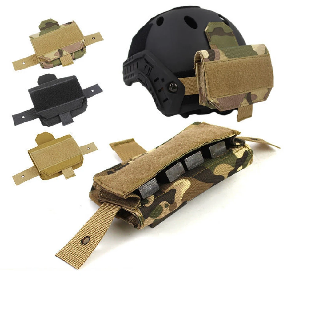 Paquete Contrapeso Casco Táctico Mich Fast – Bolsa Baterías Militar - imagen 3