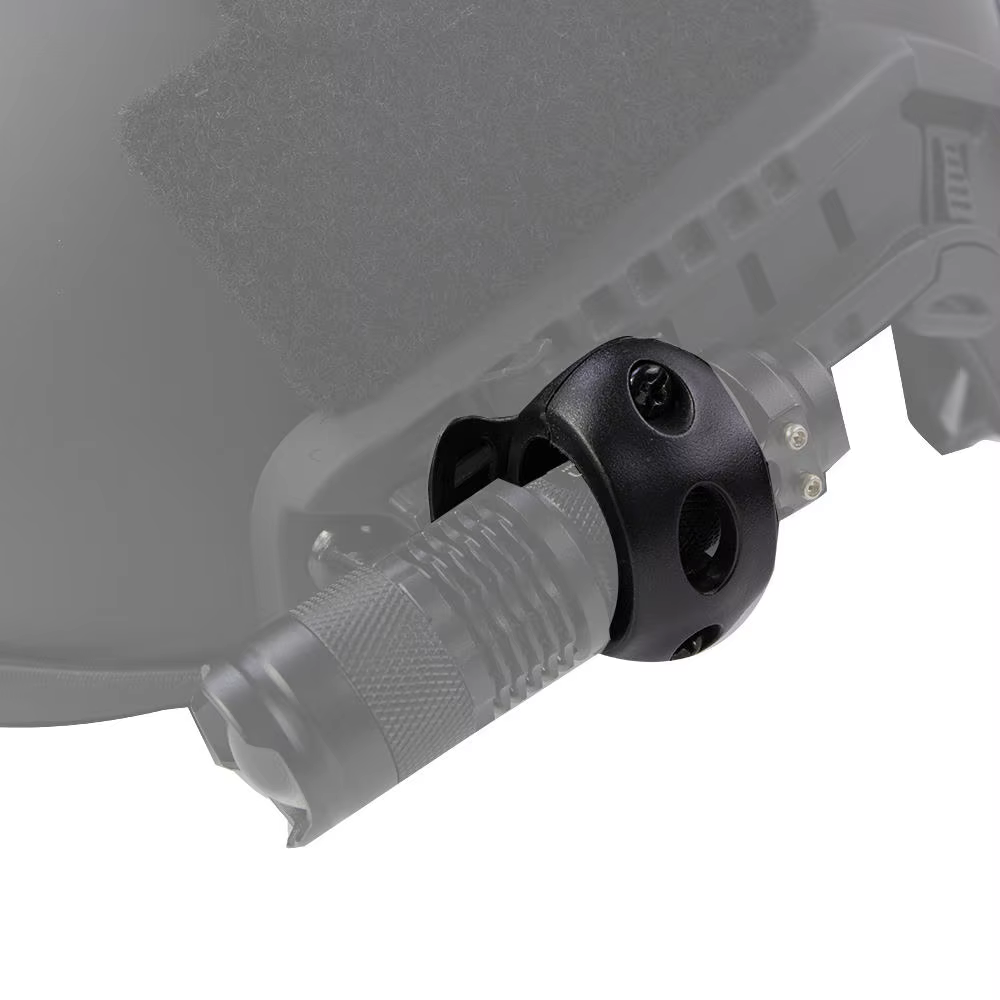 Soporte linterna táctico MICH Fast, clip casco liberación rápida