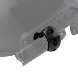 Soporte linterna táctico MICH Fast, clip casco liberación rápida
