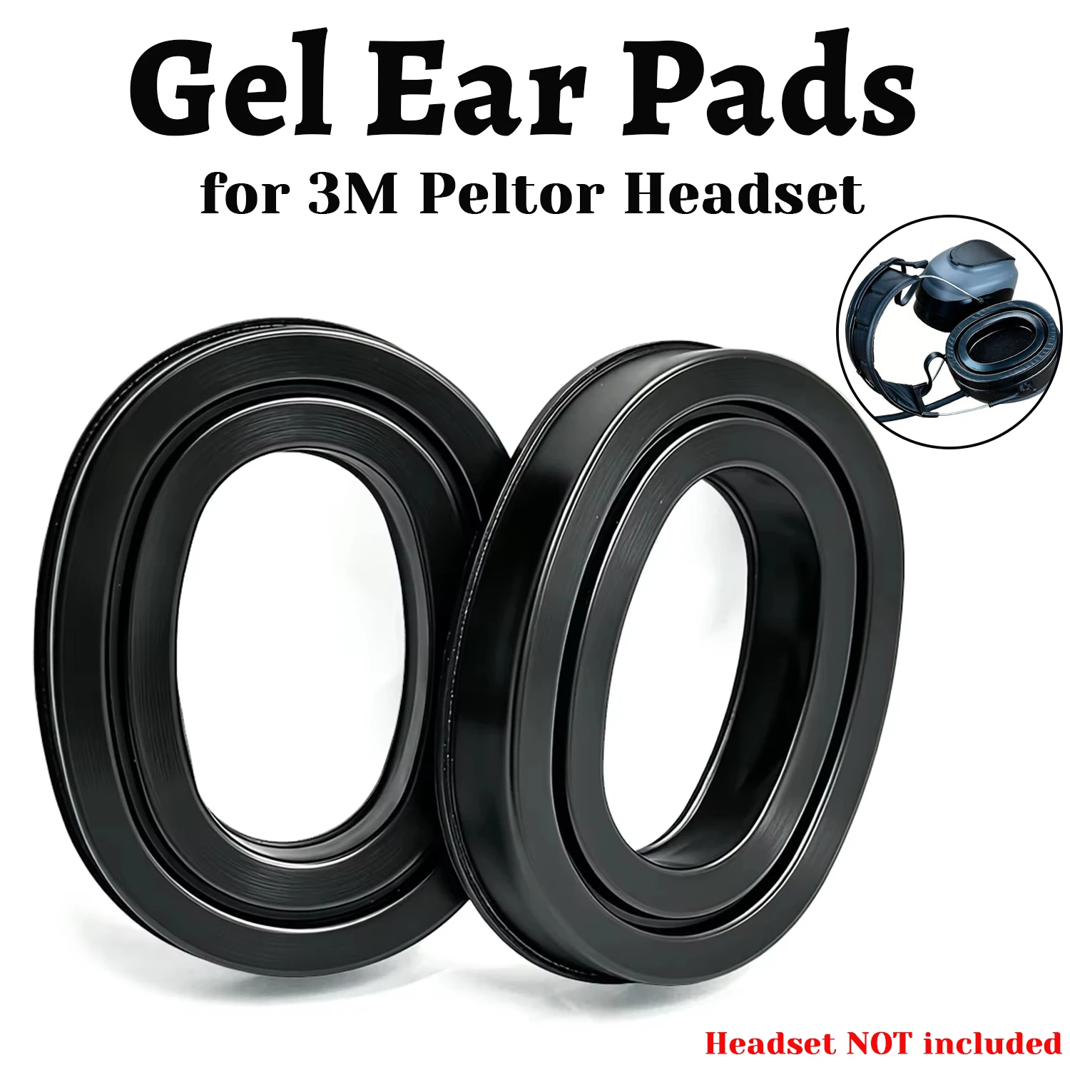 3M Peltor Almohadillas de silicona refrescantes para orejeras - imagen 3