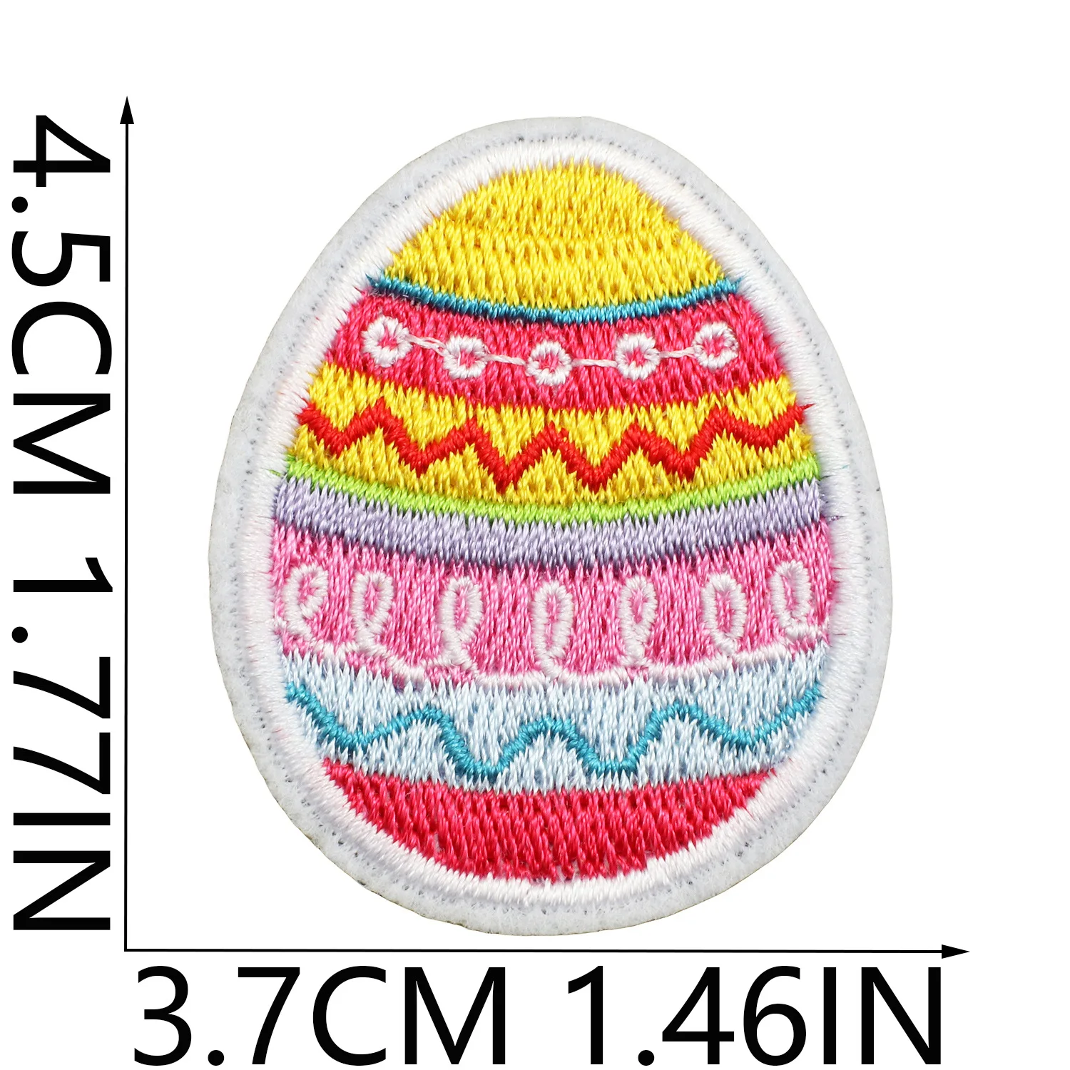 Parche bordado conejo Pascua termoaplique para prendas - imagen 3