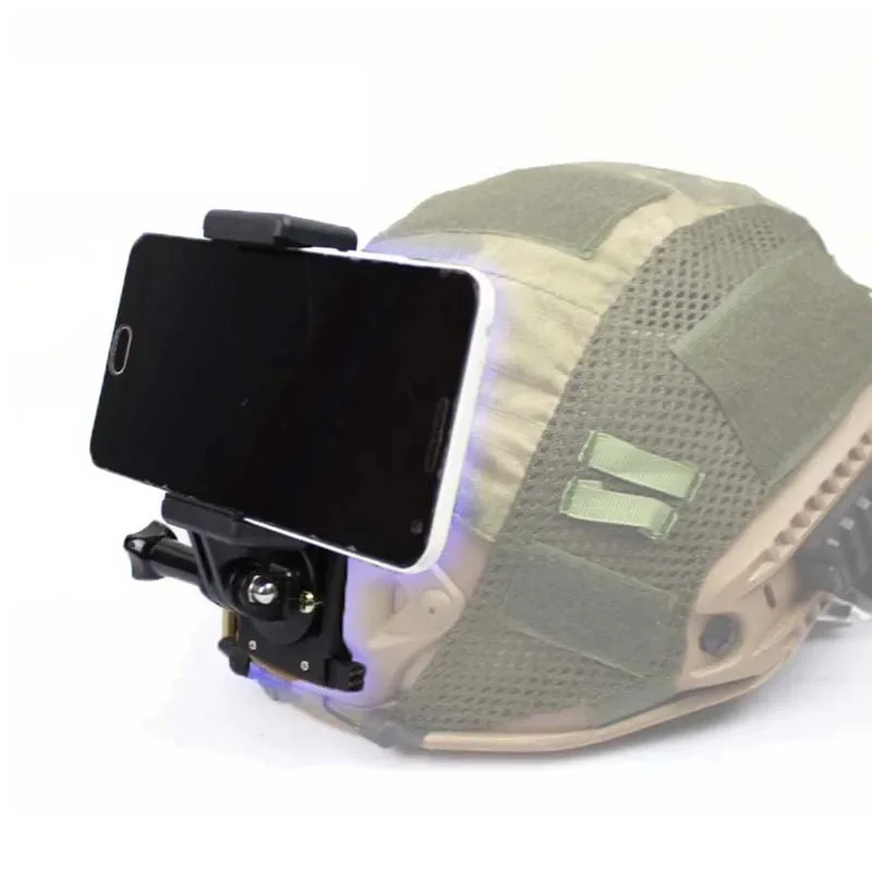 Soporte de montaje NVG para casco FAST/MICH, sujeta GoPro y móvil - imagen 3