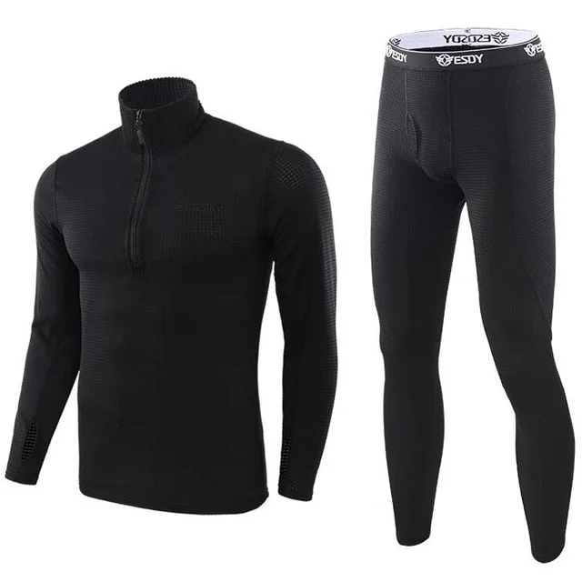 Base layer térmico hombre – Mallas compresión Lana Merino invierno - imagen 5