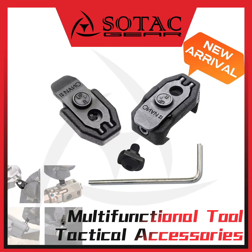 SOTAC GEAR NANO Herramienta Táctica Multifuncional Picatinny MLOK - imagen 5