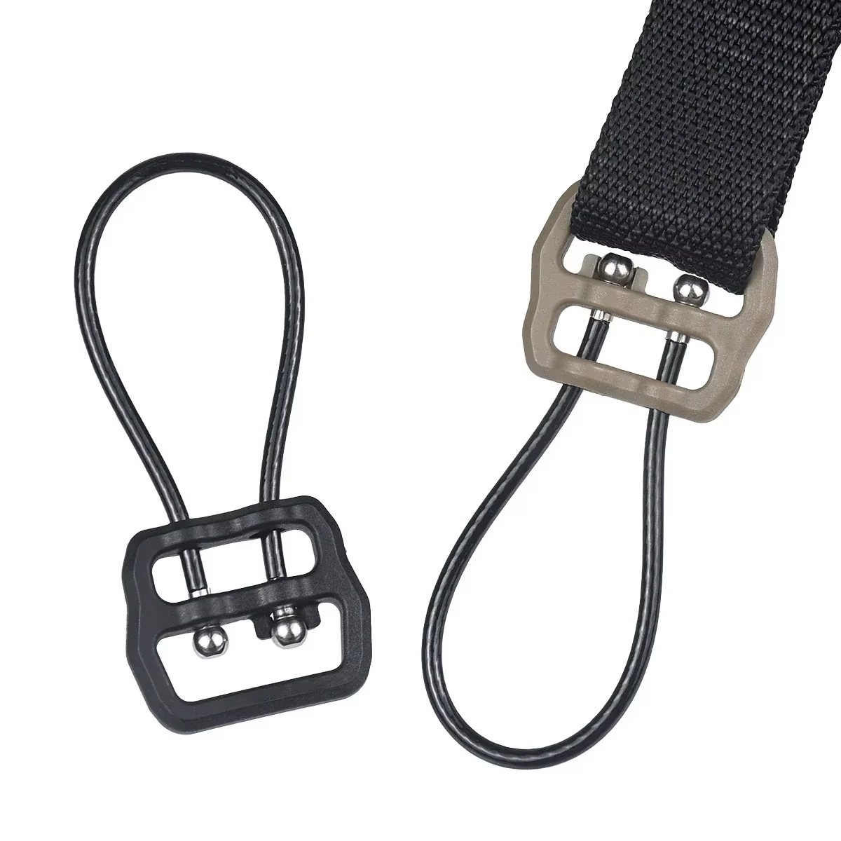 Adaptador QD giratorio 1" y 1,25" AR15 HK416 – Hebilla táctica - imagen 4