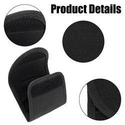 Bolsa para guantes con cinturón - doble bolsillo en nailon negro